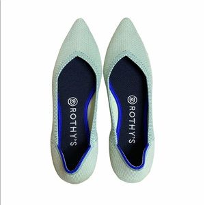 Rothy’s The Point in Mint Flats - retired color